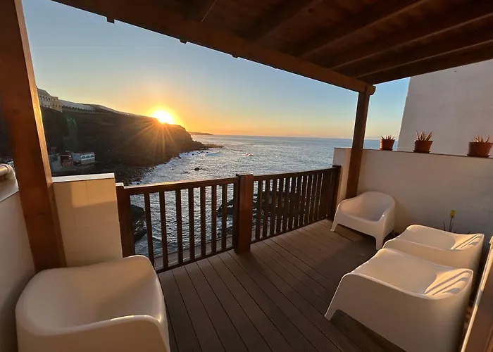 Semesterbostad 3br Fronton Wave - Ocean View & Parking Gáldar