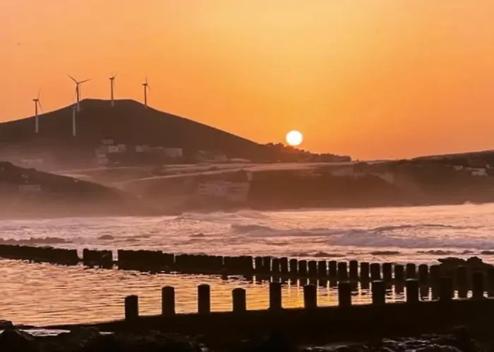 3br Fronton Wave - Ocean View & Parking Semesterbostad Gáldar